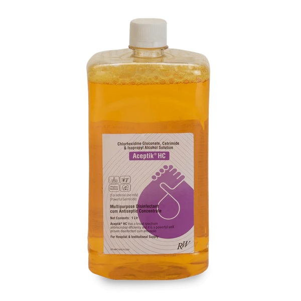 hc skin disinfectant with aloe ii Aceptik® HC Plus hospital concentrate & powerful germicide. – rwscience