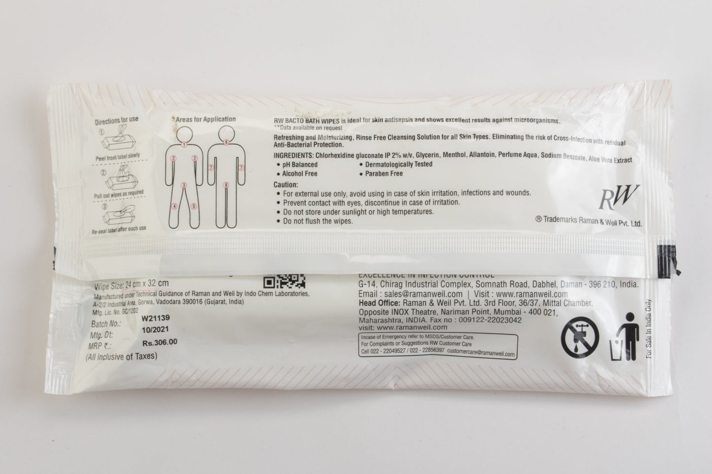 Bacto Bath Wipes ® - rwscience