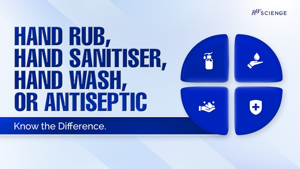 What is a hand rub? How it differs from a hand sanitizer, hand wash, and antiseptic