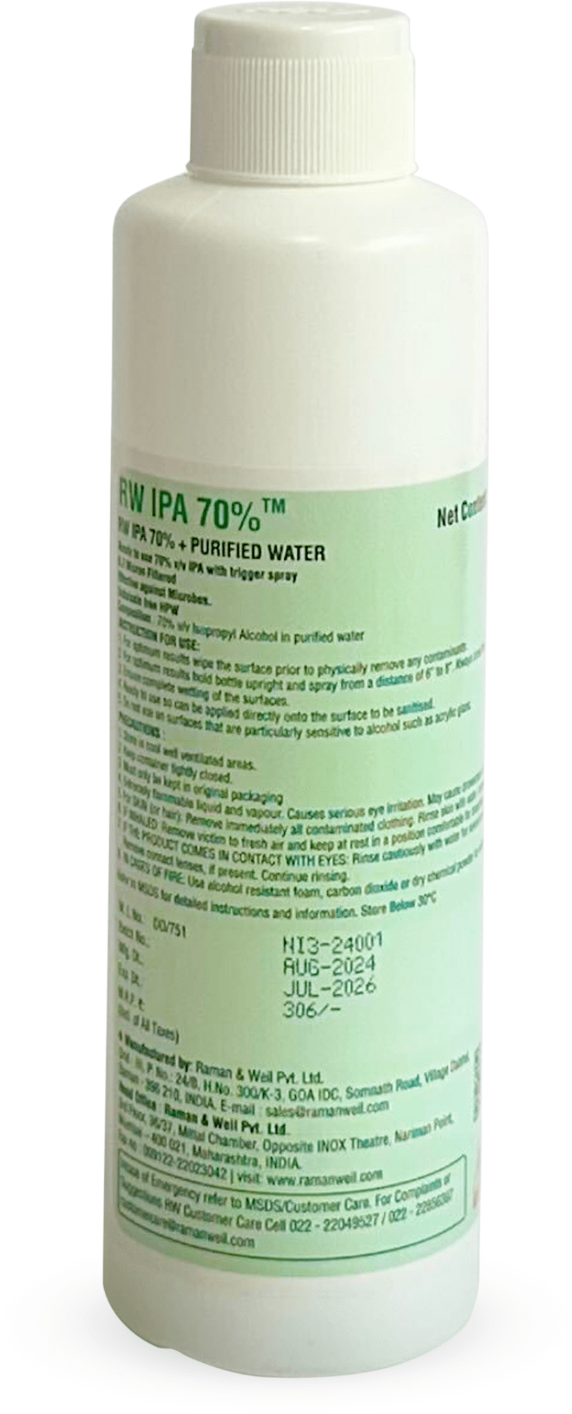 RW IPA 70% - rwscience