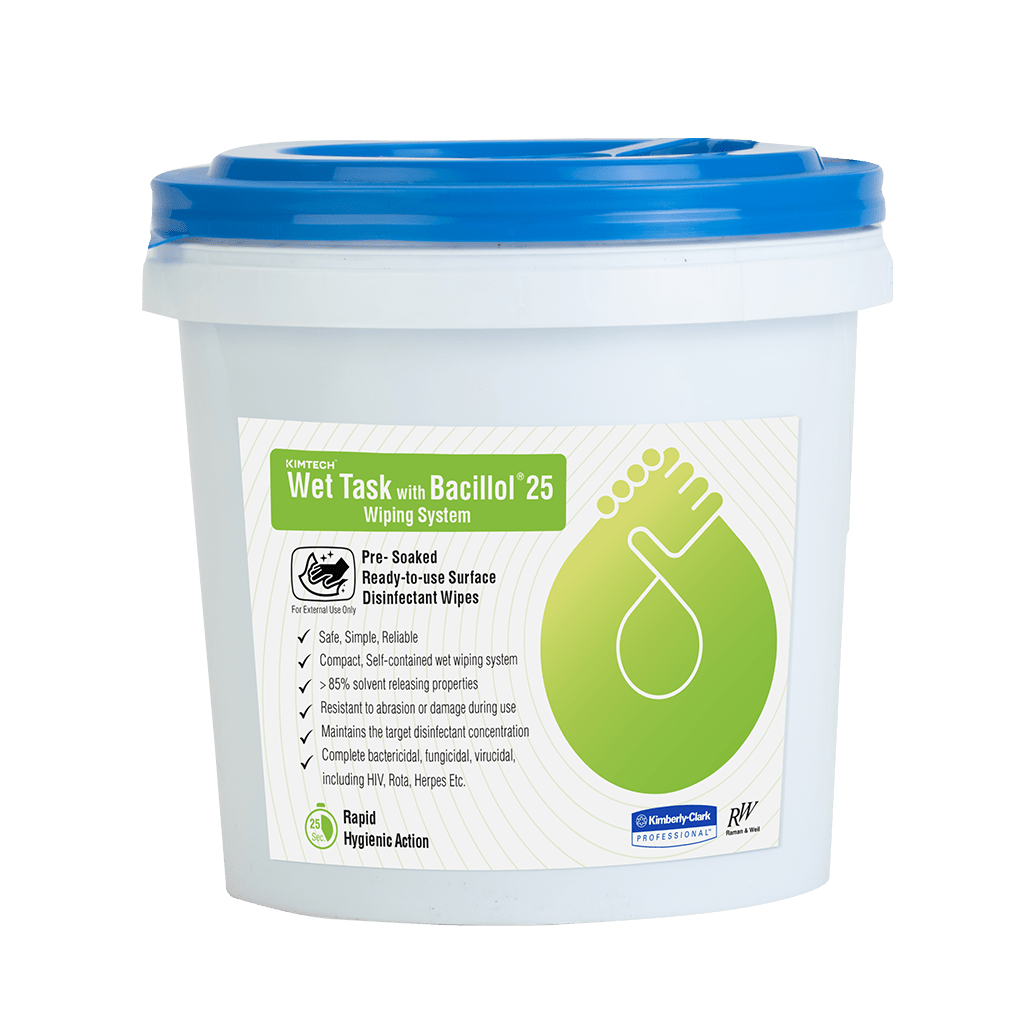 Wettask® wipes with Bacillol® 25 - rwscience